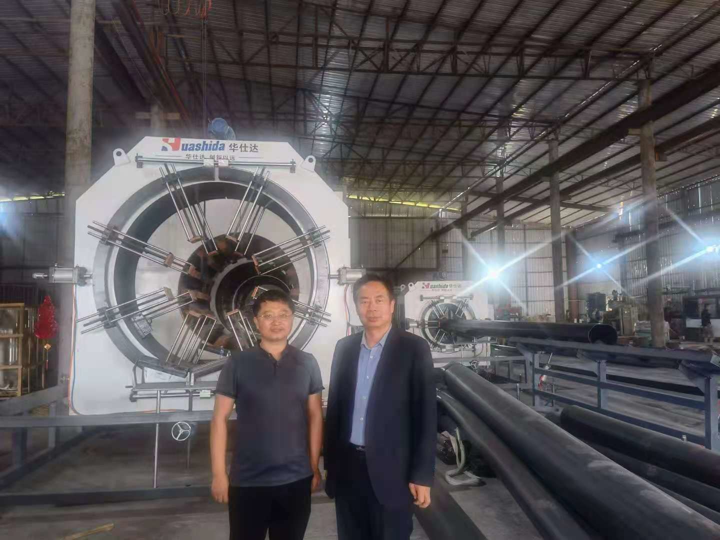High Quality And Efficent White Pre insulated Pipe Extrusion/ Tube Extruding Production Line