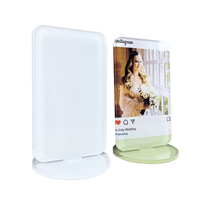 Ins Style Tabletop Sublimation Acrylic Photo Frame Minimalist Aesthetic