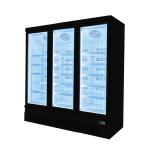 Units On Bottom Commercial Glass Display 2 3 Doors Refrigerator For Market