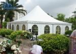 UV Resistant Aluminium Pagoda Tent 10x10 Waterproof Flame Retardant