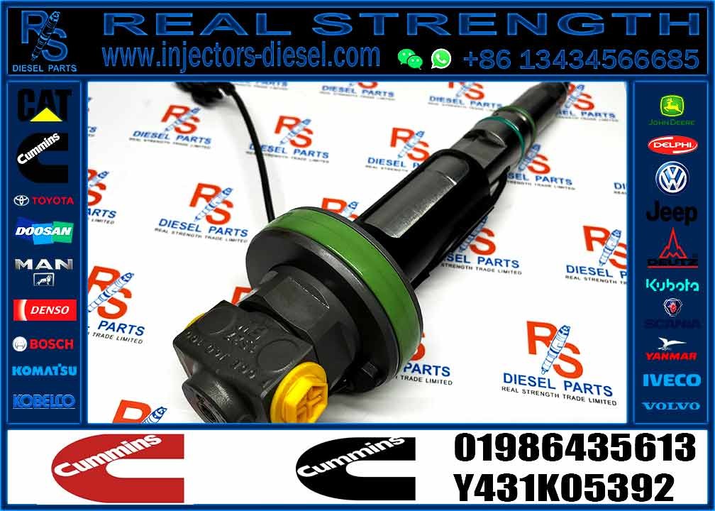 Common Rail Fuel Injector 01986435613 F00BJ00002 Fuel Injector For QSK50 QSK60 K19 KTA19 QSK19 Engine