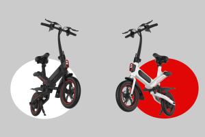 Quality Smart Fold Up Electric Bike 25KM / H , 36V 6AH Mini Folding Electric Bike wholesale