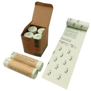 Quality Pulp Moulding 20L 4Roll/Set Biodegradable Trash Bag wholesale