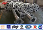 Dual Outreach 12M Galvanized Steel Pole Powder Coating for Road Lighting