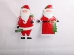 Christmas Metal Garden Decoration Inserts Crafts Santa Claus Snowman Customizabl
