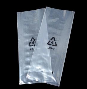 Quality Recycling LDPE Clear Flat Heat Seal Bags , Transparent Poly Food Bags wholesale