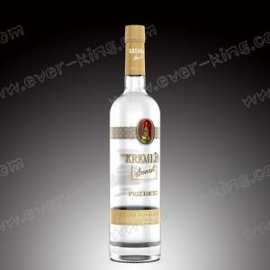 Quality Frosted Flint Glass Bottle 750ML For Vodka Liquor wholesale