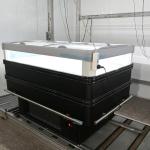 Commerical Supermarket Open Display Fridge Custom Color For Frozen Food
