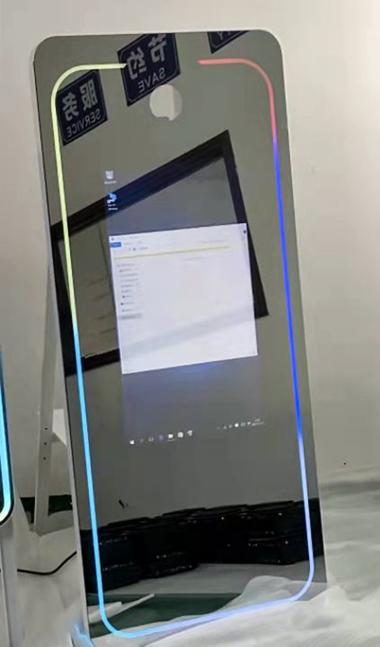 Camera Magic Mirror Photo Booth Led Frame Screen Case Transport Magic Selfie Mirror