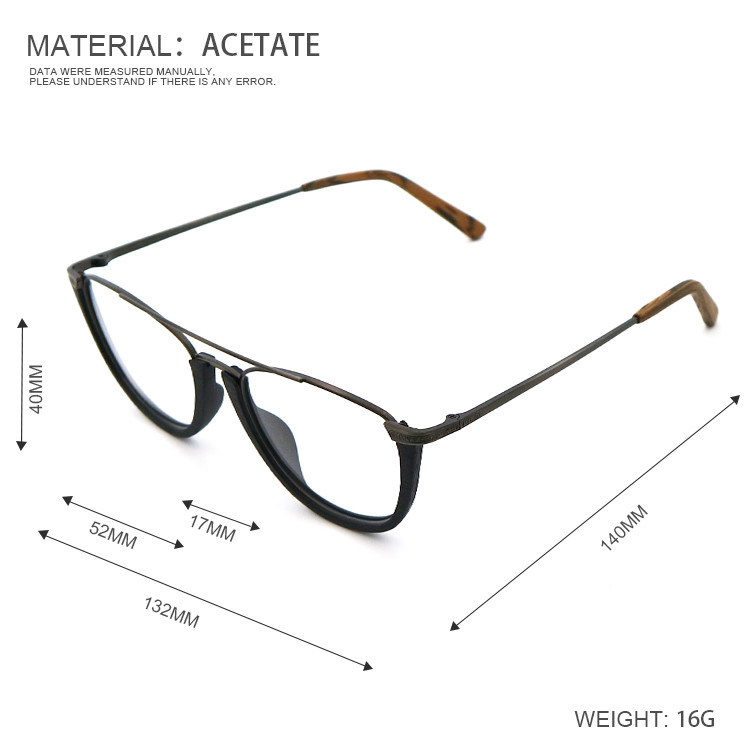 Unique Hand Made Acetate Optical Frame Retro Literature And Art
