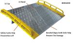 Heavy Duty Dock Plates , Aluminum Dock Board With Steel Curb 15000 Lbs Capacity