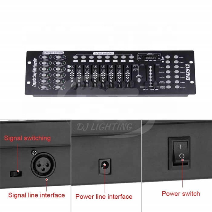 DMX512 Moving Head LED Par Stage Lights Console 192 Controller