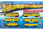ABS Plastic Classic Battery Operated Train Track Set W / Lights Sound