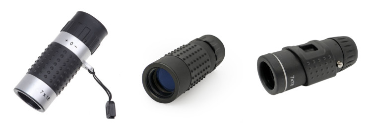 High Definition Waterproof Monocular Telescope 7x18 With Rangefinder