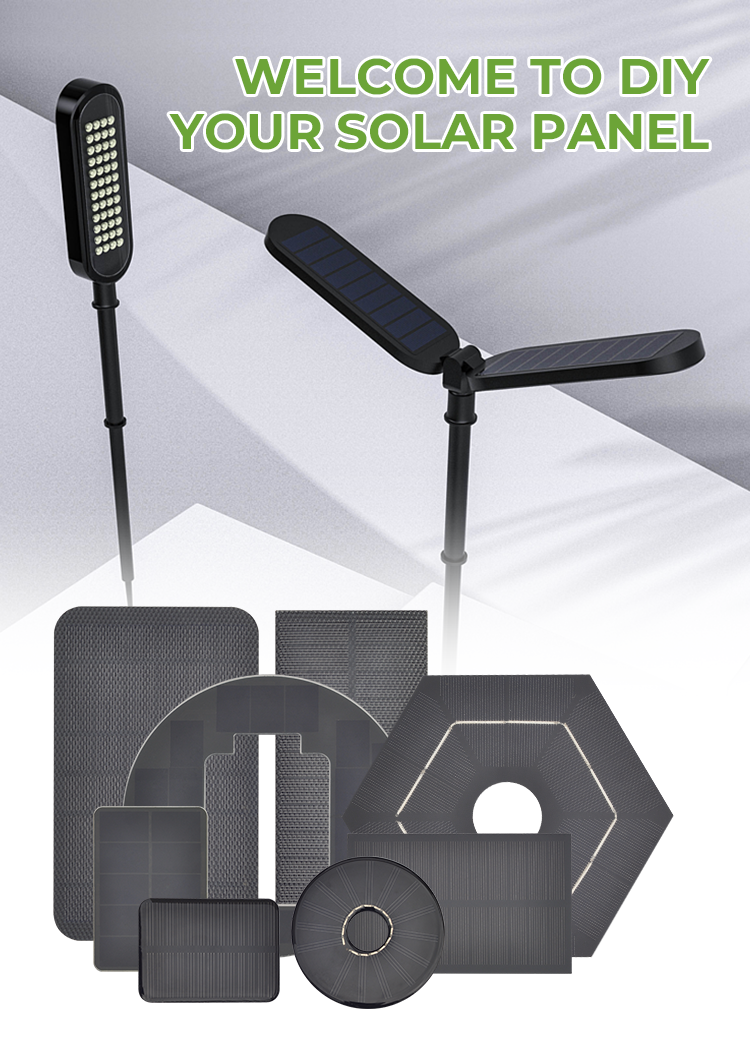 OEM Solar Panel Small Photovoltaic 12V 1W 5W 6W 10W
