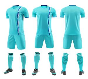 Quality Short Sleeve Soccer Jerseys Casual Training Sublimation Football Shirts Set wholesale