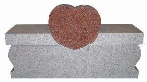 Quality American style red granite headstones monuments wholesale