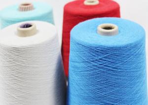 Quality 100% Virgin Poly Yarn Thread , Spun Sewing Polyester Thread Good Fastness wholesale