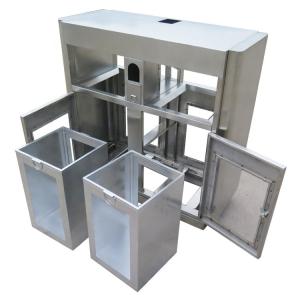 Quality Dual Compartment 40L 10.5gal Medical Waste Bin wholesale