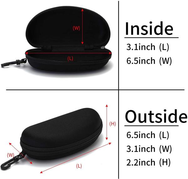 Cheap EVA plastic Hard Shell Eyeglass Case , BSCI Sunglasses Travel Case for sale
