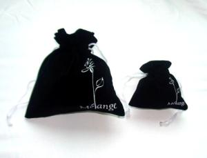 Quality RoHS flannel Eco Velvet Drawstring Pouch Bags For Jewelry Pouches wholesale