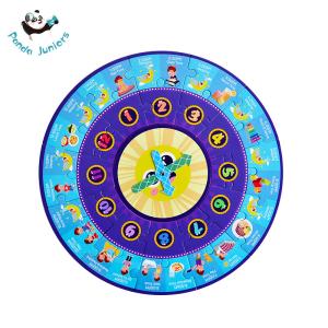 Quality Baby Daily Routine Round Jigsaw Puzzle , Educational Activity Toys Hand Eye Coordination wholesale