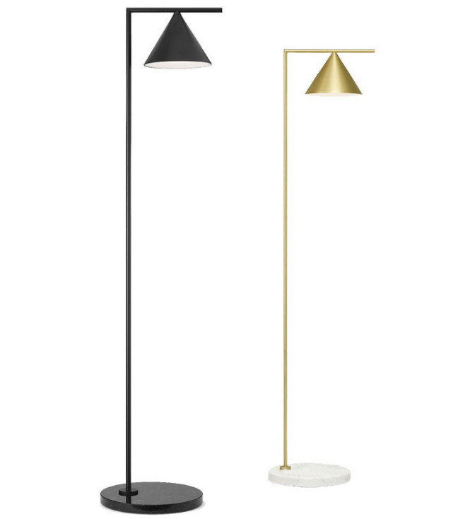 1500MM height Modern Floor Lamp With Painted Metal Head