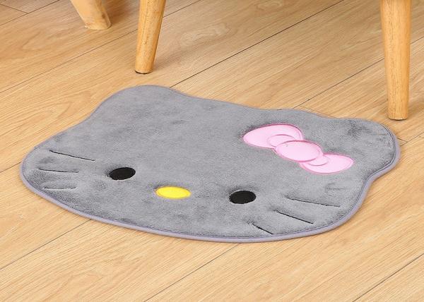 polyester Wholesale factory home design anti -slip hello kitty area rugs