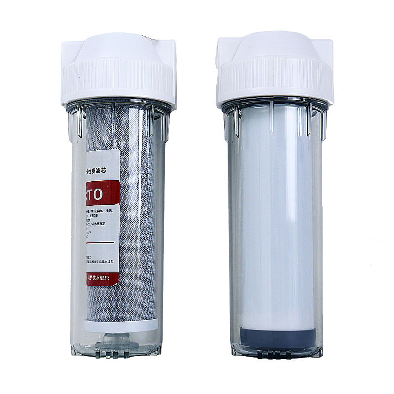 Qiuck Fitting Connection 10 inch Clear Filter Housing for Commercial Water Filtration