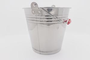 Quality 12L Strict quality control champagne wine beer stainless steel ice bucket standard metal pail wholesale