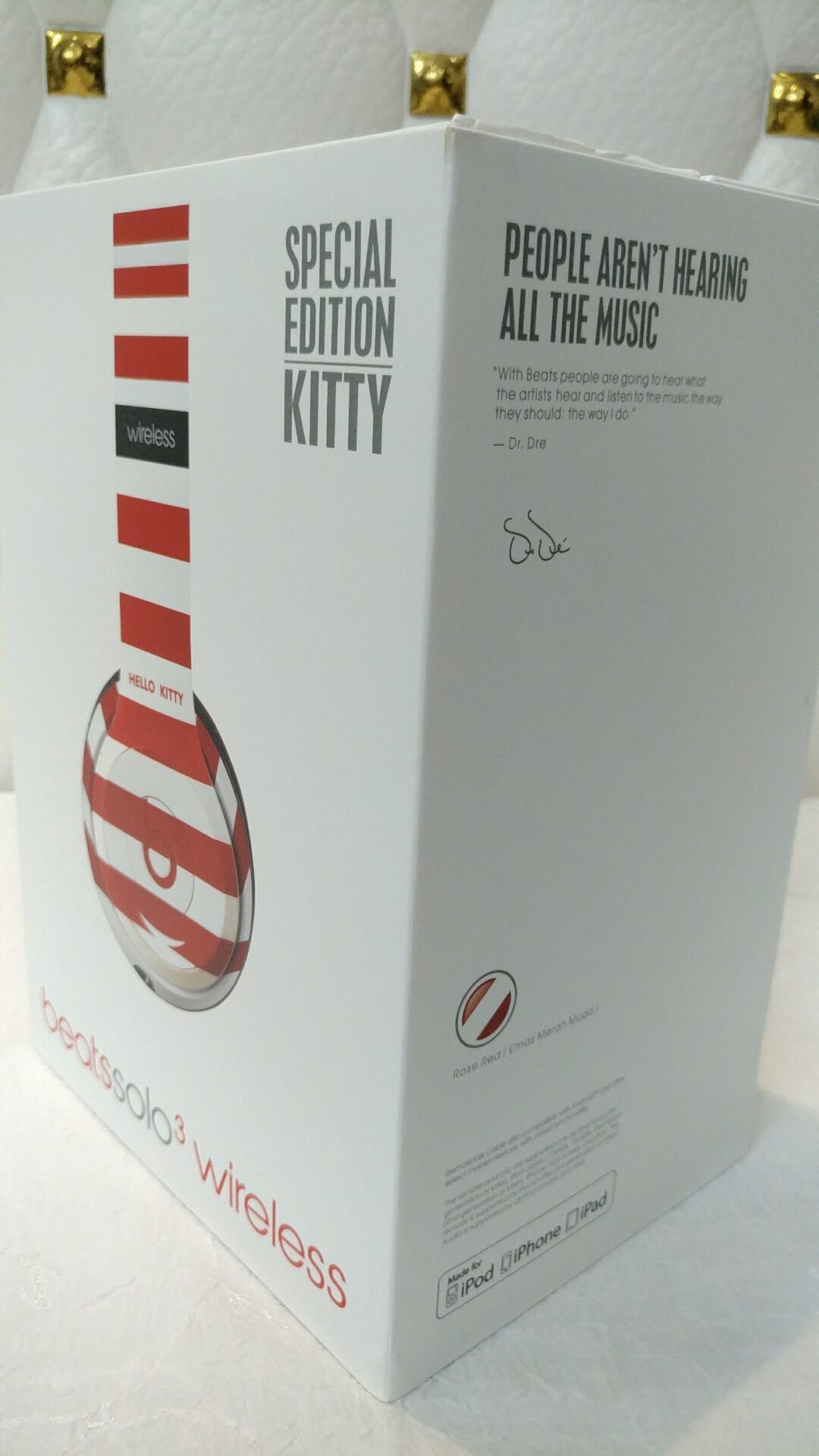 2018 New HELLO KITTY Solo 3 Wireless - Beats By Dre. - Special Edition Headphones made in China gregheadsets.com