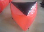 0.6mm PVC Tarpaulin Inflatable Paintball Bunker BUN03 for Paintball Sports