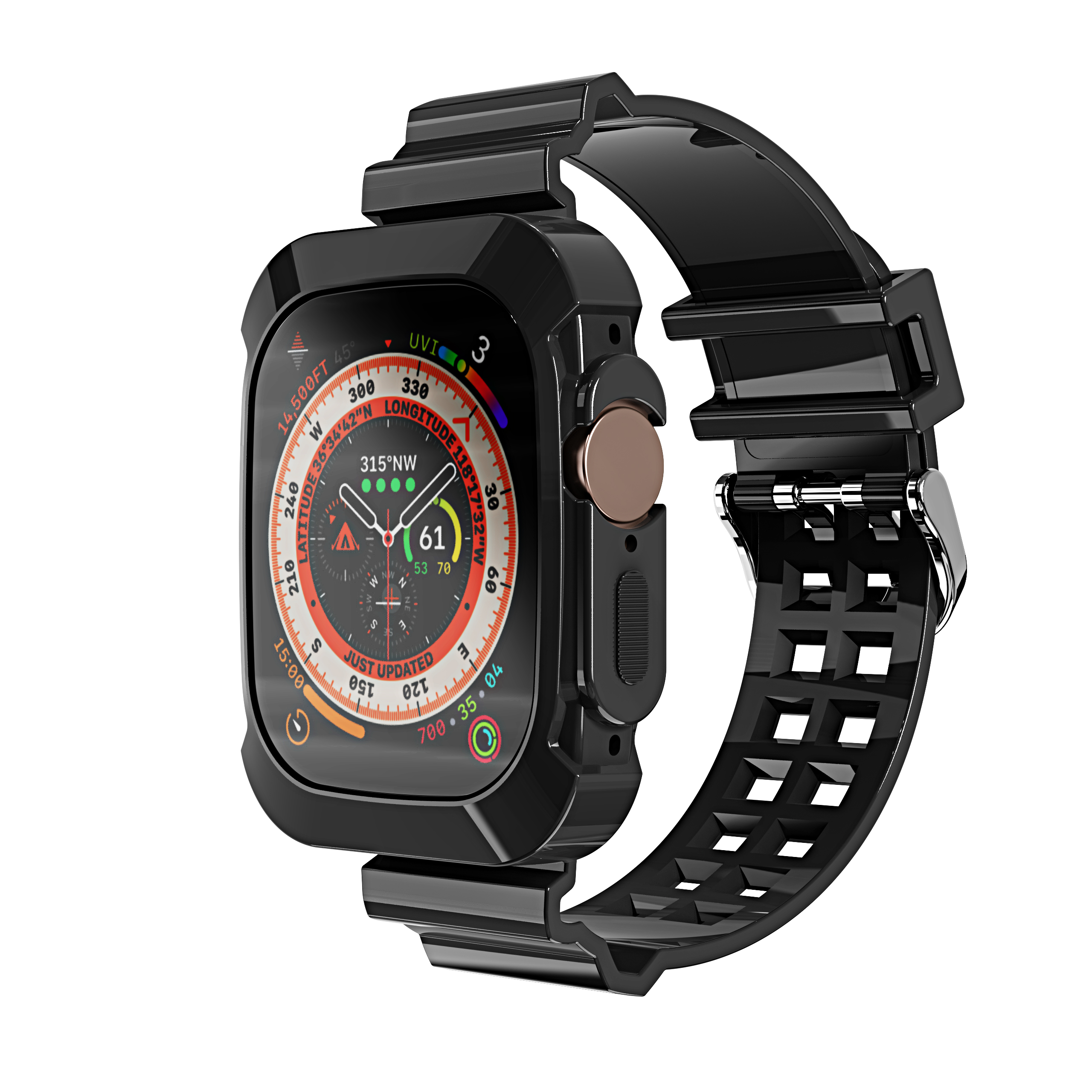 Private Mold Transparent Bands for I Watch 2 3 4 5 6 7 8 9 SE 11 Colors Smart Watch Band