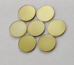 Yellow Single Crystal MCD Diamond Plates , Cutting Tool Diamond Round Disc