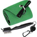 Soft Comfortable Microfiber Waffle Golf Towel Anti Bacterial Treatment