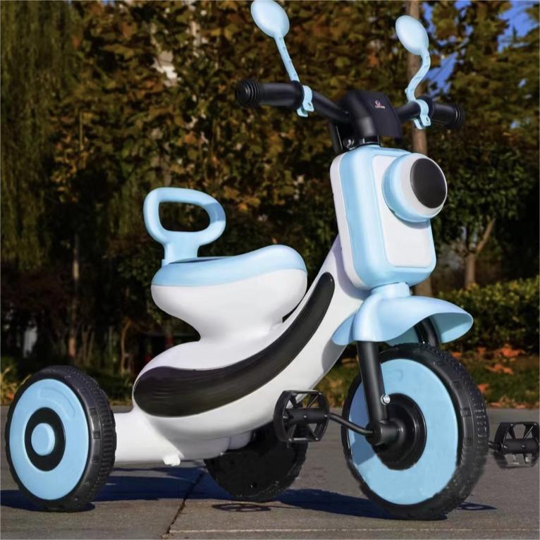 Light Music Flashing Wheel Children's Three-Wheeled Baby Pedal Bicycle for Ages 2-4