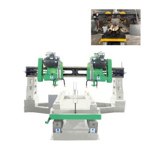 Quality Four Blades Stone Edge Trimming Machine For Granite Marble Column Arc Slab wholesale