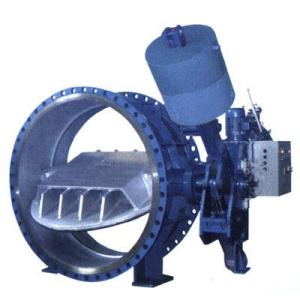 Quality DN 300 - 5000 mm Hydraulic Heavy Hammer Flanged Butterfly Valve For Hydropower Station wholesale
