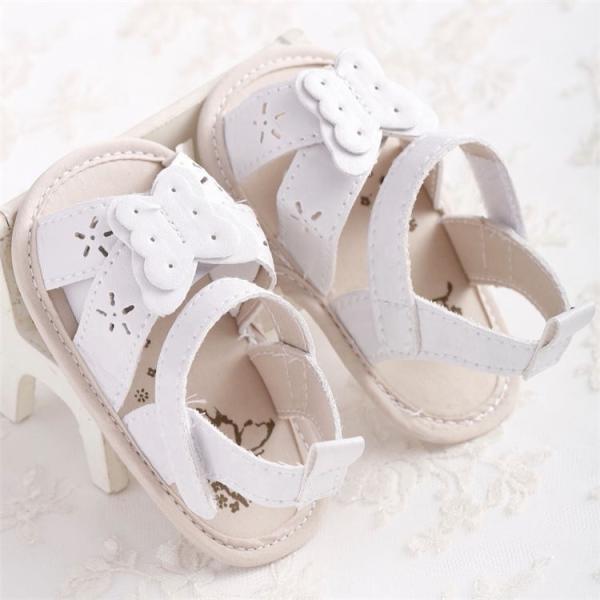 high quality infant Sandals Butterfly soft-sole Newborn Toddler baby shoes for