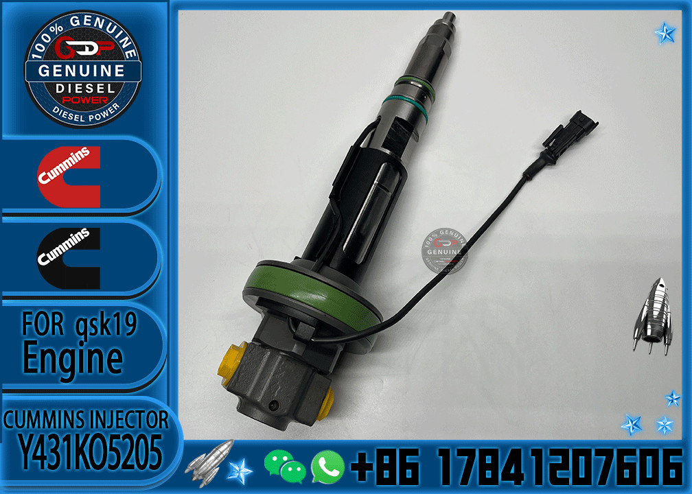 Diesel Engine Injector QSK19 Fuel Injector Y431K05417 4955525 Y431K05248 Y431K05558 FOR C-UMMINS Y431KO5205