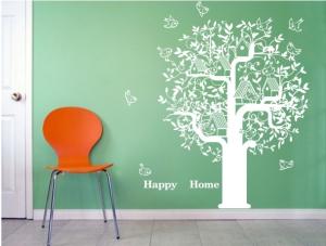Quality Decorative Designer Tree And Birds Wall Sticker B116 wholesale