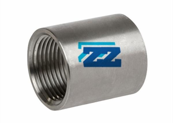 Cheap Forged Steel Pipe Coupling Fitting , BSPP 3 / 4 " SS316L Metal Pipe Fittings for sale
