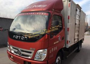 Quality 2014 Year Used Construction Machinery Diesel Fuel FOTON 6x2 Box Truck wholesale