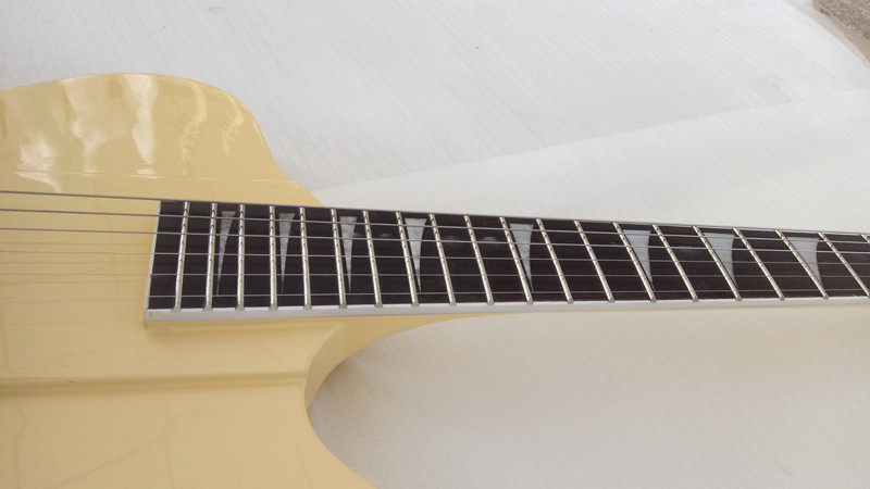 high quality 6 chord Irregular shaped electric guitar Support for customization mahogany body neck Free shipping