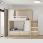 Multifunctional Single Capsule Pod Twin Loft School Dormitory Bunk Bed With
