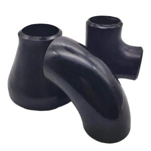 Quality Connection Equal Reducing Tee Low Temperature Carbon Steel Elbow Tee Butt Welding Fittings For Pipe wholesale