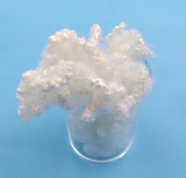 Dope Dyed Polyester Staple Fiber High Tenacity , Recycled Hollow Siliconised