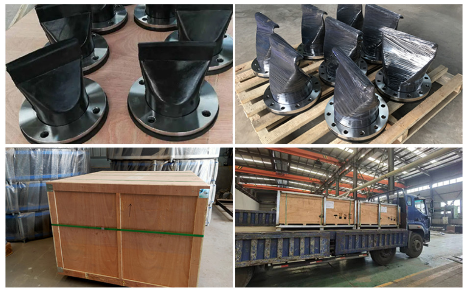 SS304 Nitrile Rubber Flanged Duckbill Check Valve Sewage Discharge DN100 Has Good Corrosion Resistance