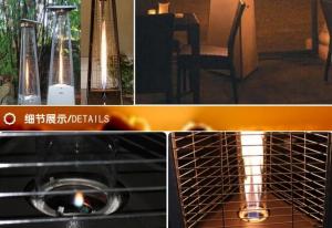 Quality CE Approval Glass Tube Gas Heater / Portable Outside Heaters For Home Dust Proof wholesale