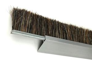 Quality Custom Aluminium Alloy Horsehair Brush Sealing Strip Brush For Door Dust Prevention wholesale